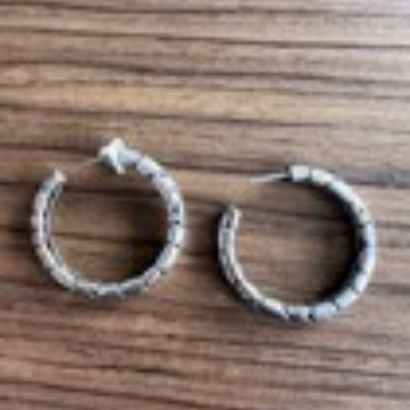 John Hardy Silver Hoop Earrings - Picture 4 of 4